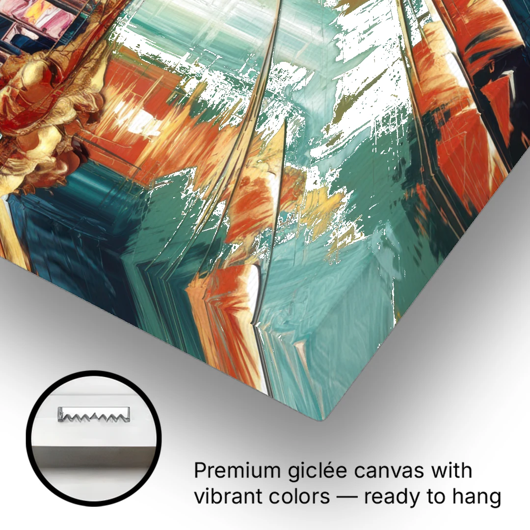 Boise Urban Elegance - Canvas Wall Art - Gallery Wrap Corner