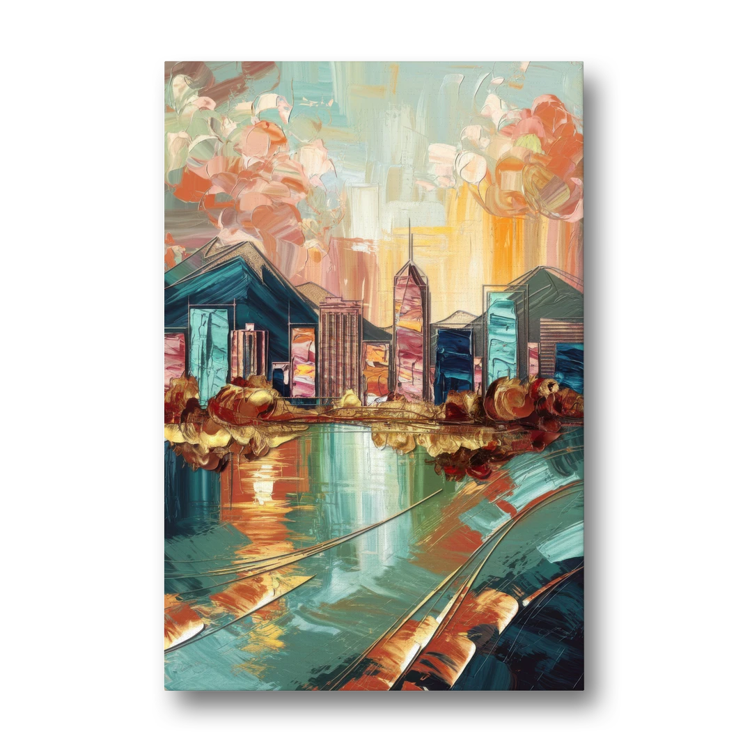 Boise Urban Elegance - Canvas Wall Art - Front