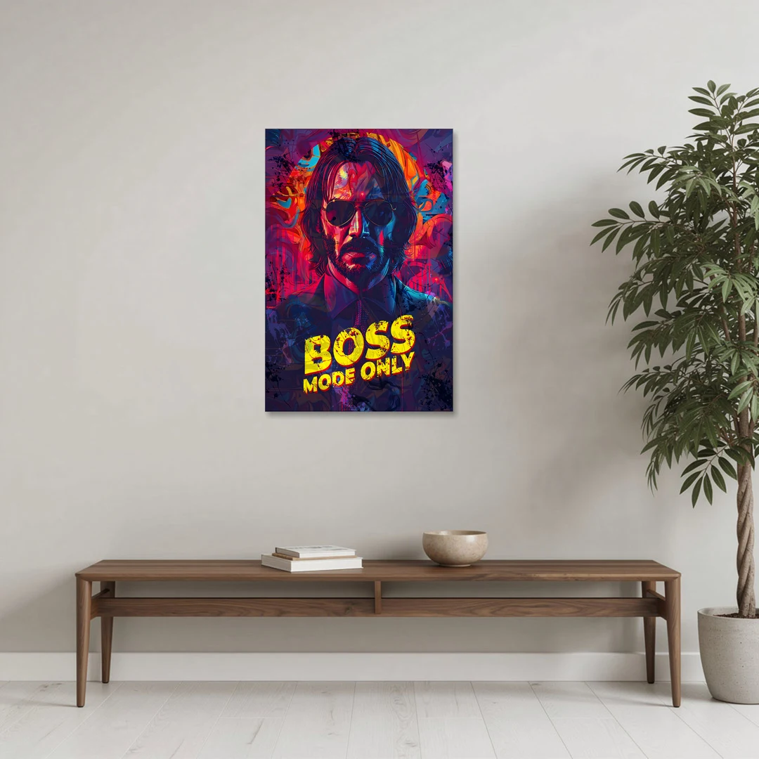 Boss Mode Only - Canvas Wall Art - Coffee Table - 24x36