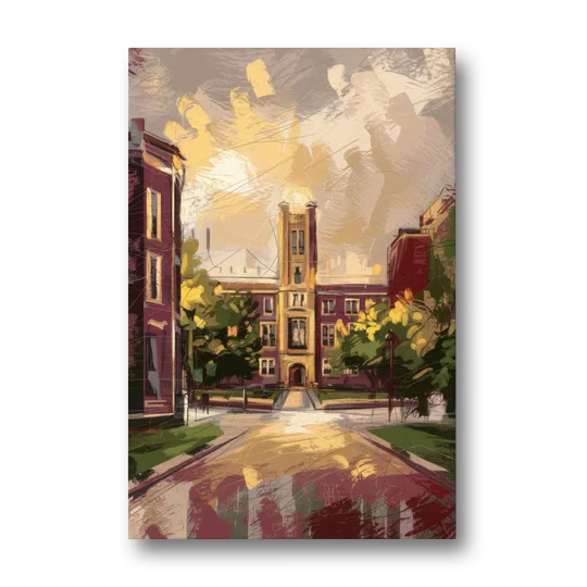 Boston College Eagles Spirit - Canvas Wall Art - Front