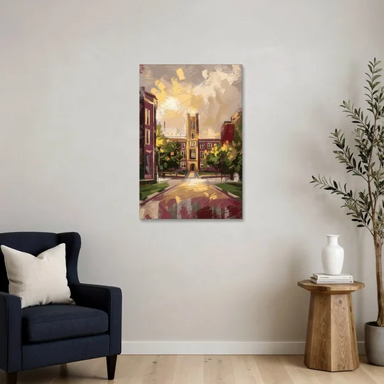 Boston College Eagles Spirit - Canvas Wall Art - Sofa - 24x36