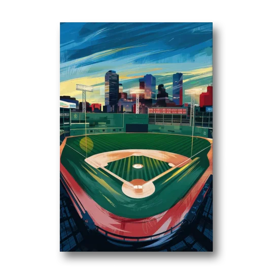 Boston Red Sox Fenway Park - Canvas Wall Art - Front