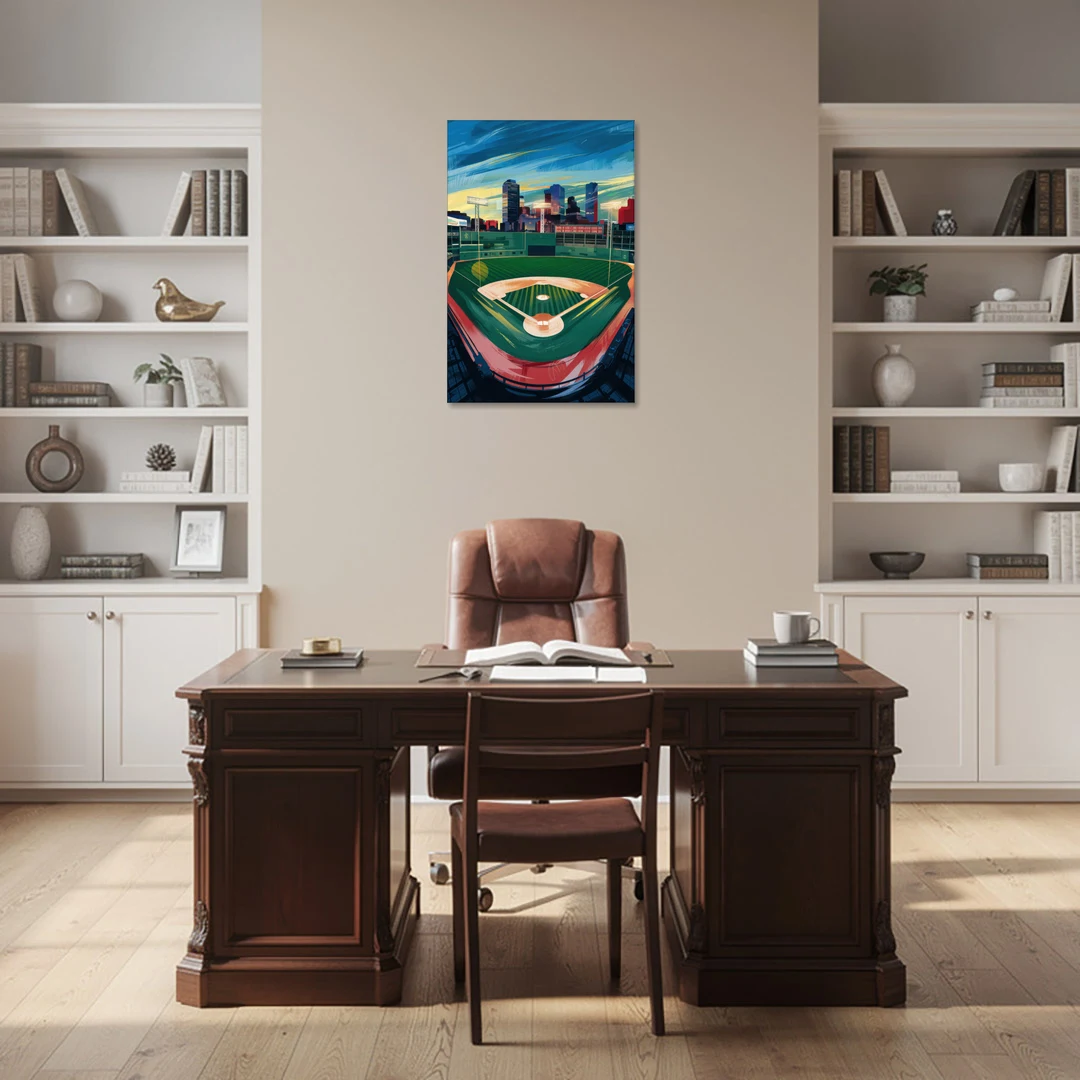 Boston Red Sox Fenway Park - Canvas Wall Art - Office - 24x36