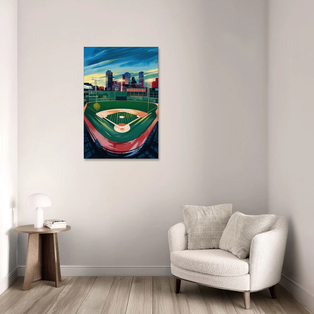 Boston Red Sox Fenway Park - Canvas Wall Art - Sofa - 24x36