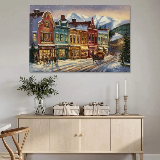Breckenridge Historic Downtown - Canvas Wall Art - Coffee Table - 60x40