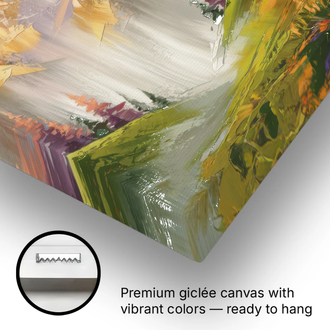 Breckenridge Mountain Sunrise - Canvas Wall Art - Gallery Wrap Corner