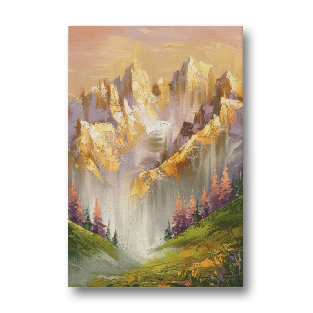 Breckenridge Mountain Sunrise - Canvas Wall Art - Front
