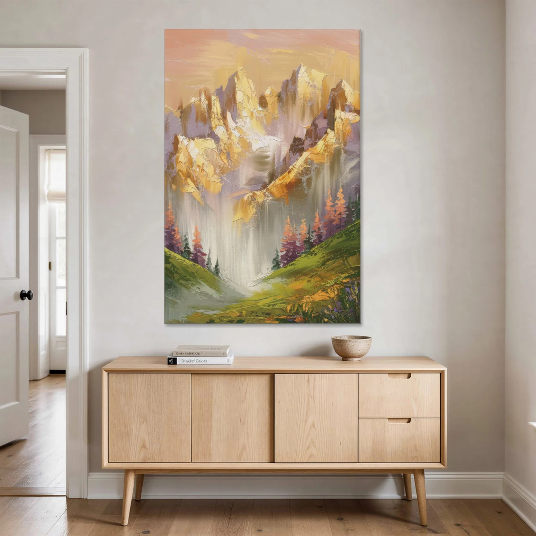 Breckenridge Mountain Sunrise - Canvas Wall Art - Coffee Table - 40x60