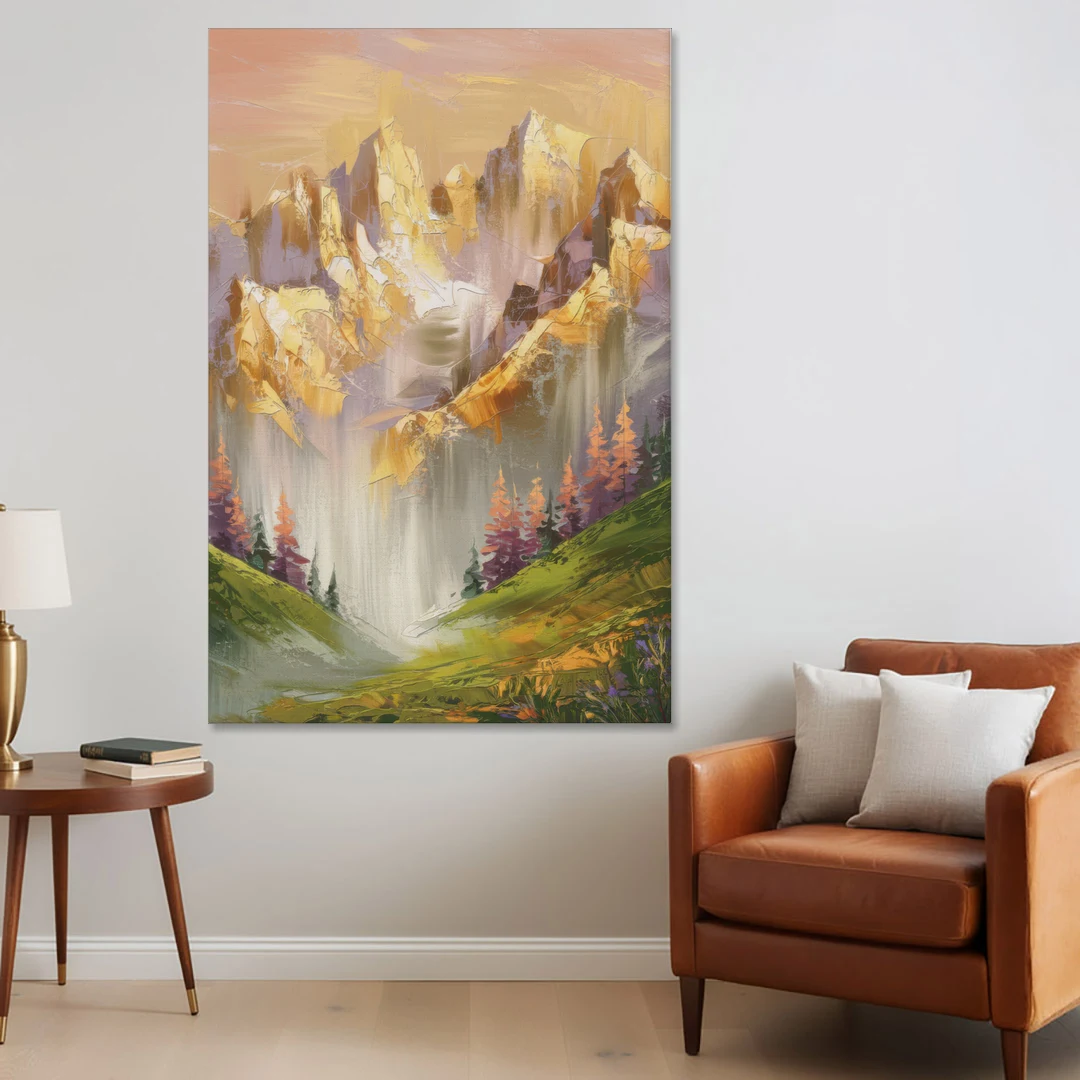 Breckenridge Mountain Sunrise - Canvas Wall Art - Sofa - 40x60