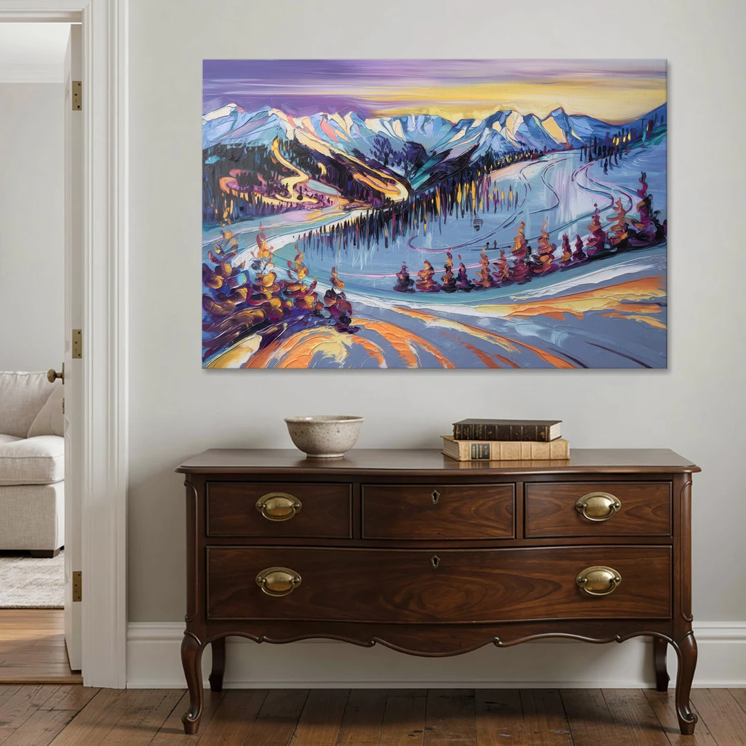 Breckenridge Scenic Trails - Canvas Wall Art - Coffee Table - 60x40