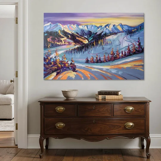 Breckenridge Scenic Trails - Canvas Wall Art - Coffee Table - 60x40