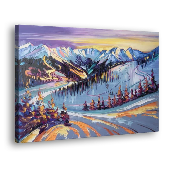 Breckenridge Scenic Trails - Canvas Wall Art - Side