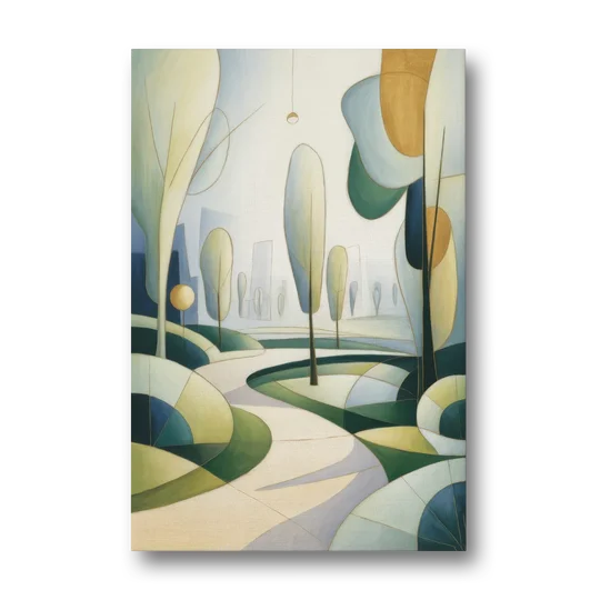 Brussels Park Tranquility - Canvas Wall Art - Front