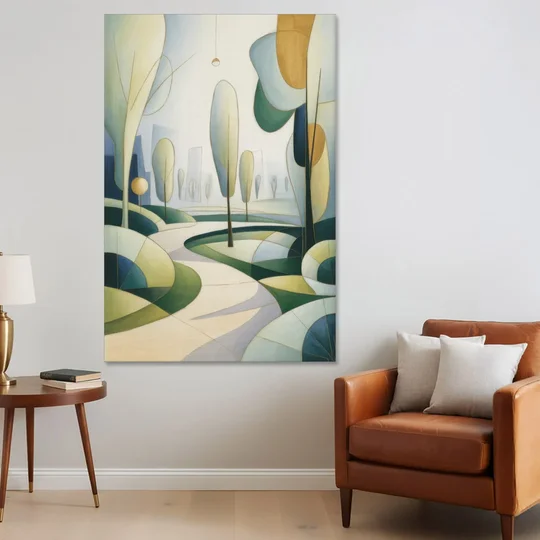 Brussels Park Tranquility - Canvas Wall Art - Sofa - 40x60