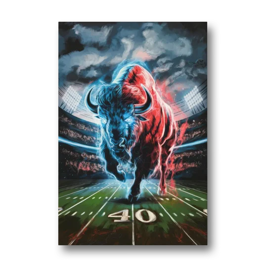 Buffalo Bills Football Pride - Canvas Wall Art - Front