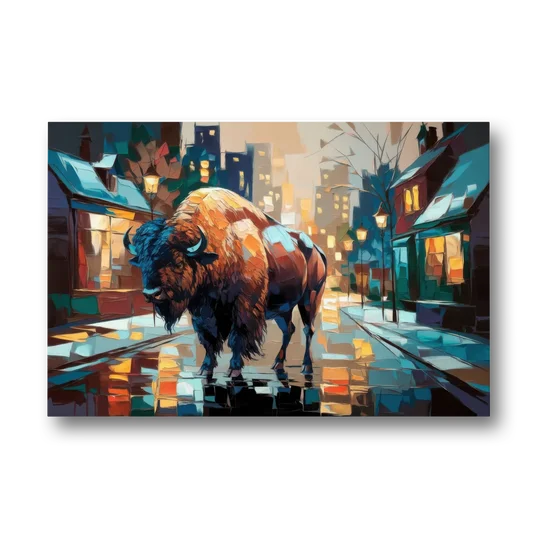 Buffalo Elmwood Village Vibes - Canvas Wall Art - Front