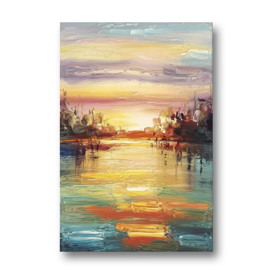 Buffalo Lake Erie Horizon - Canvas Wall Art - Front