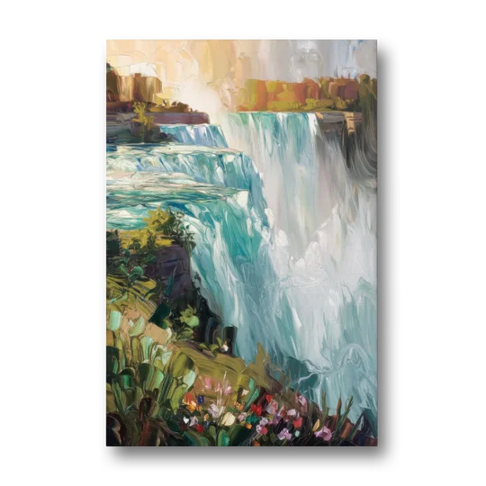 Buffalo Niagara Falls View - Canvas Wall Art - Front