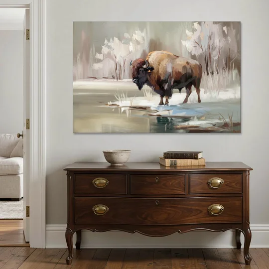 Buffalo Waterfront Serenity - Canvas Wall Art - Coffee Table - 60x40