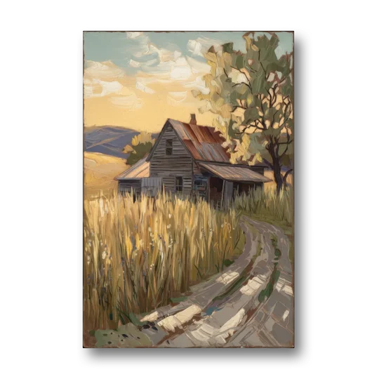 Burlington Rustic Charm - Canvas Wall Art - Front