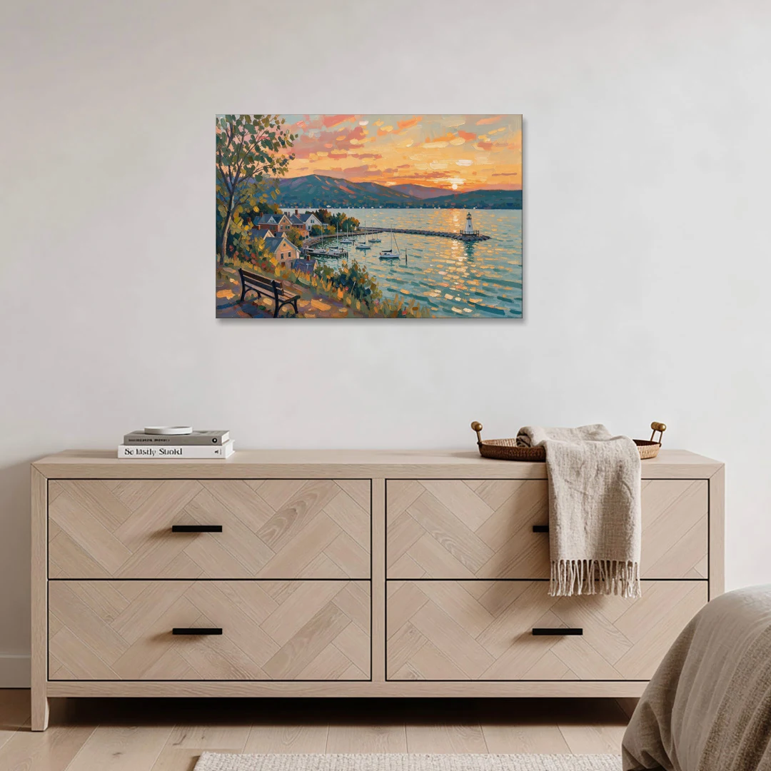 Burlington Waterfront Views - Canvas Wall Art - Coffee Table - 36x24
