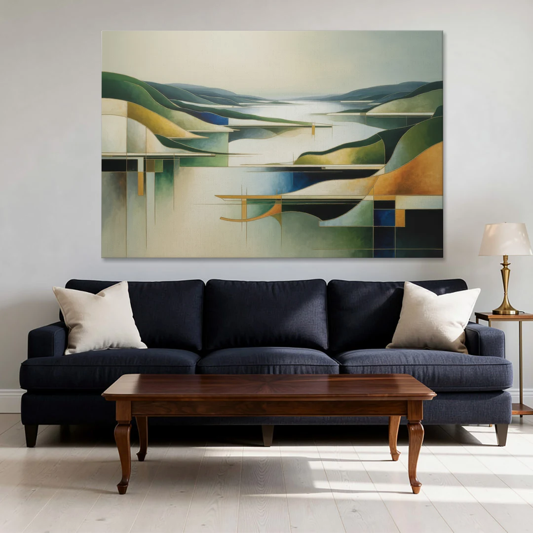 Bygdøy Peninsula Beauty - Canvas Wall Art - Sofa - 60x40