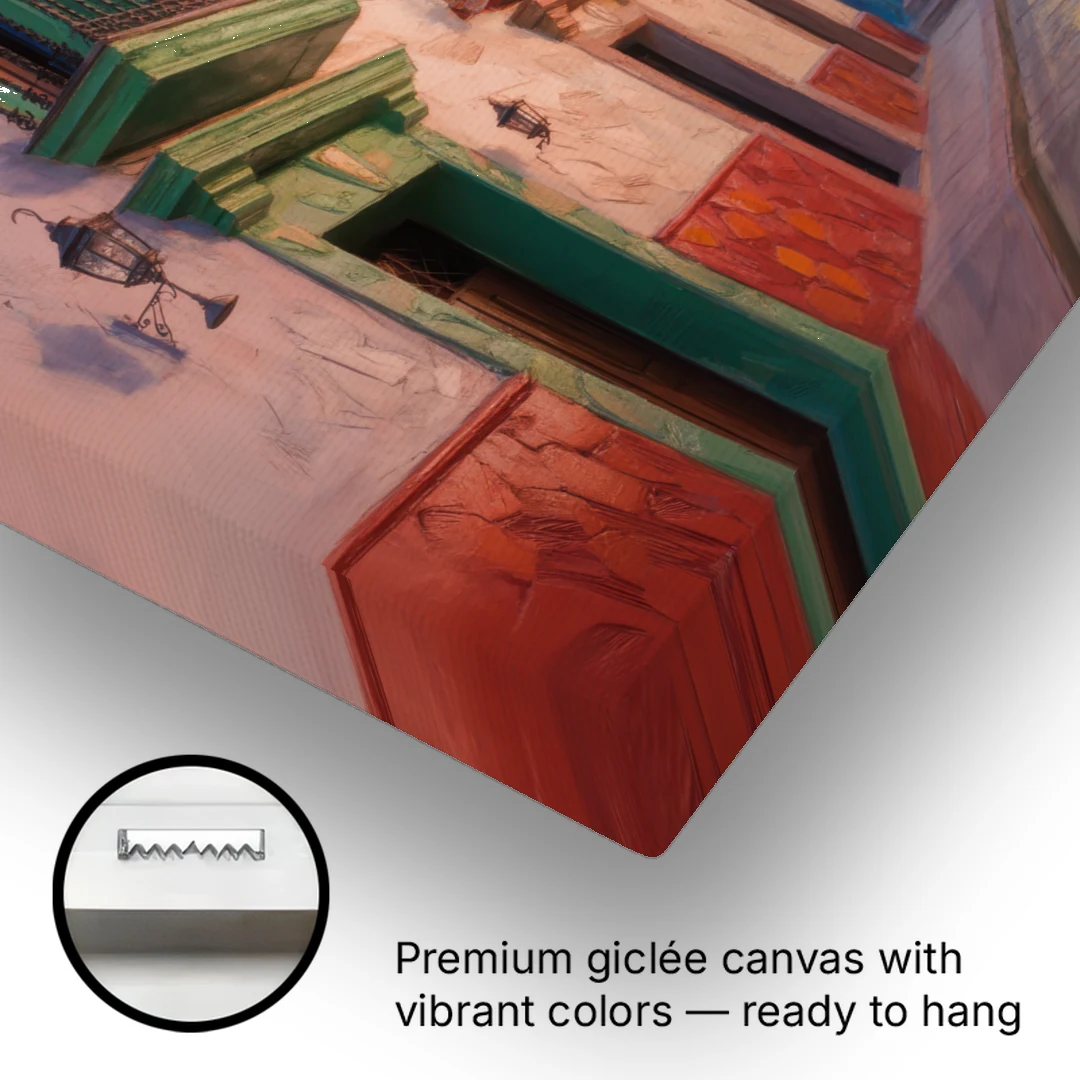 Callejón del Beso Alley - Canvas Wall Art - Gallery Wrap Corner