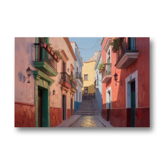 Callejón del Beso Alley - Canvas Wall Art - Front