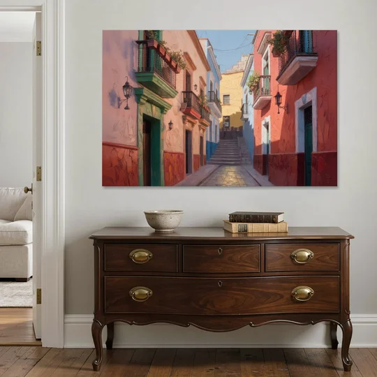 Callejón del Beso Alley - Canvas Wall Art - Coffee Table - 60x40