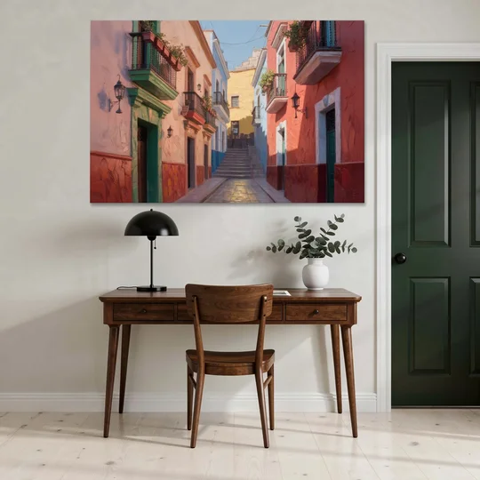 Callejón del Beso Alley - Canvas Wall Art - Office - 60x40