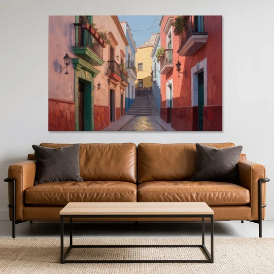 Callejón del Beso Alley - Canvas Wall Art - Sofa - 60x40
