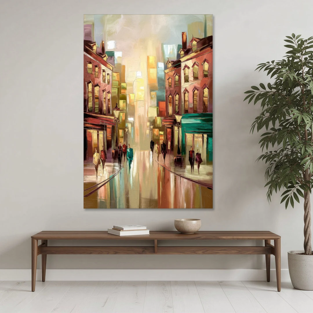 Camden Downtown Streetscape - Canvas Wall Art - Coffee Table - 40x60