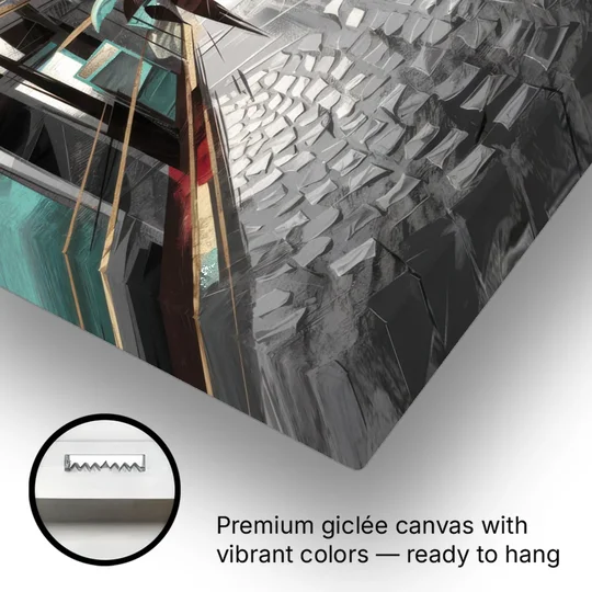 Camden Urban Charm - Canvas Wall Art - Gallery Wrap Corner