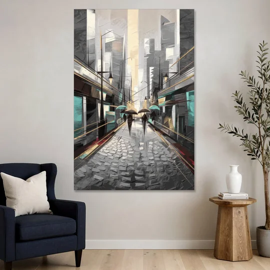 Camden Urban Charm - Canvas Wall Art - Sofa - 40x60