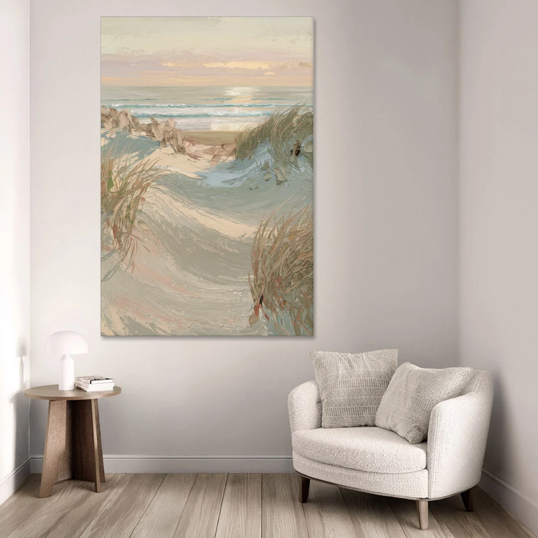 Cape May Coastal Serenity - Canvas Wall Art - Sofa - 40x60