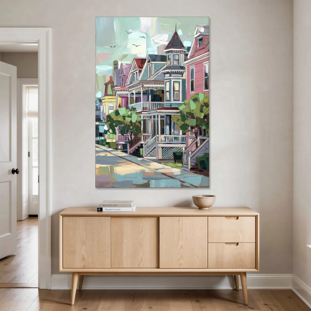 Cape May Historic District - Canvas Wall Art - Coffee Table - 40x60