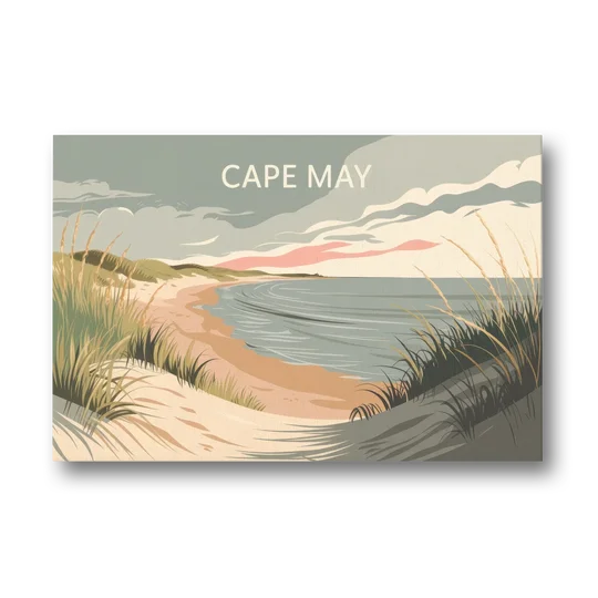 Cape May Ocean Breeze - Canvas Wall Art - Front