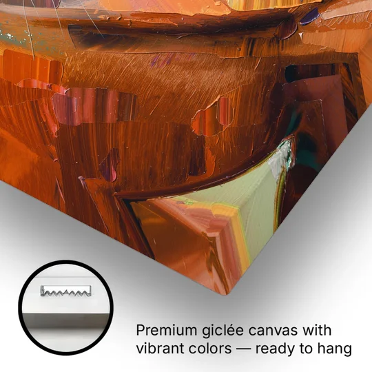 Captivating Horse Eye Close-Up - Canvas Wall Art - Gallery Wrap Corner
