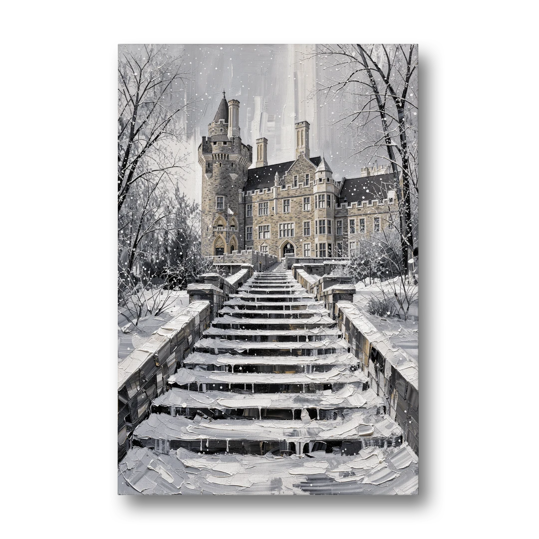 Casa Loma Historic View - Canvas Wall Art - Front