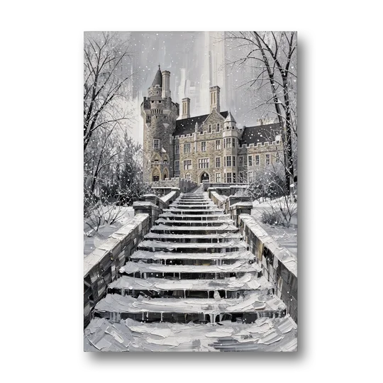 Casa Loma Historic View - Canvas Wall Art - Front