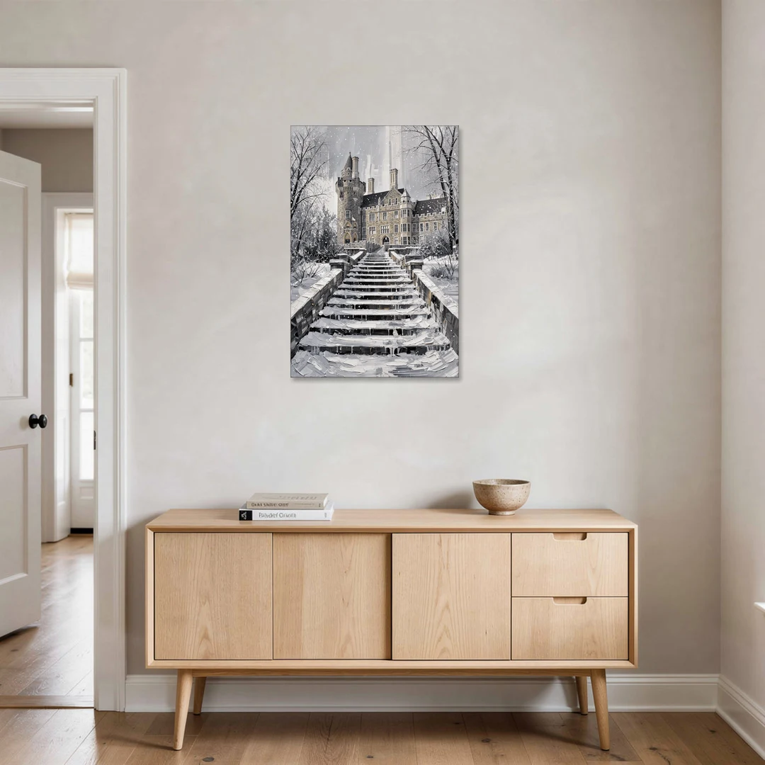 Casa Loma Historic View - Canvas Wall Art - Coffee Table - 24x36