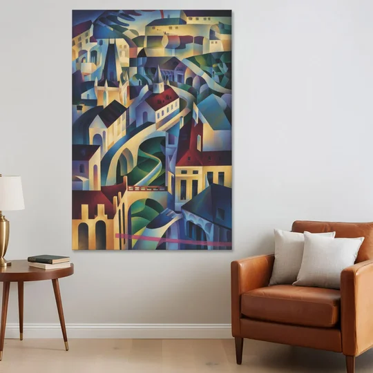 Castle Hill Views - Canvas Wall Art - Sofa - 40x60