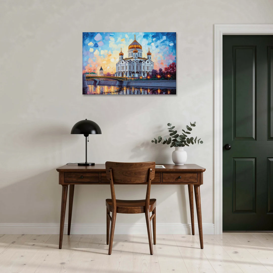 Cathedral of Christ Light - Canvas Wall Art - Office - 36x24