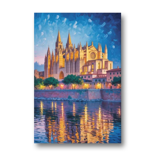 Cathedral of Santa Maria - Canvas Wall Art - Front