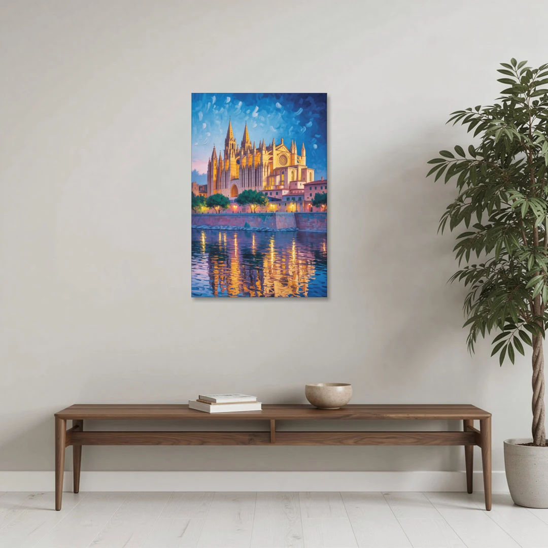 Cathedral of Santa Maria - Canvas Wall Art - Coffee Table - 24x36
