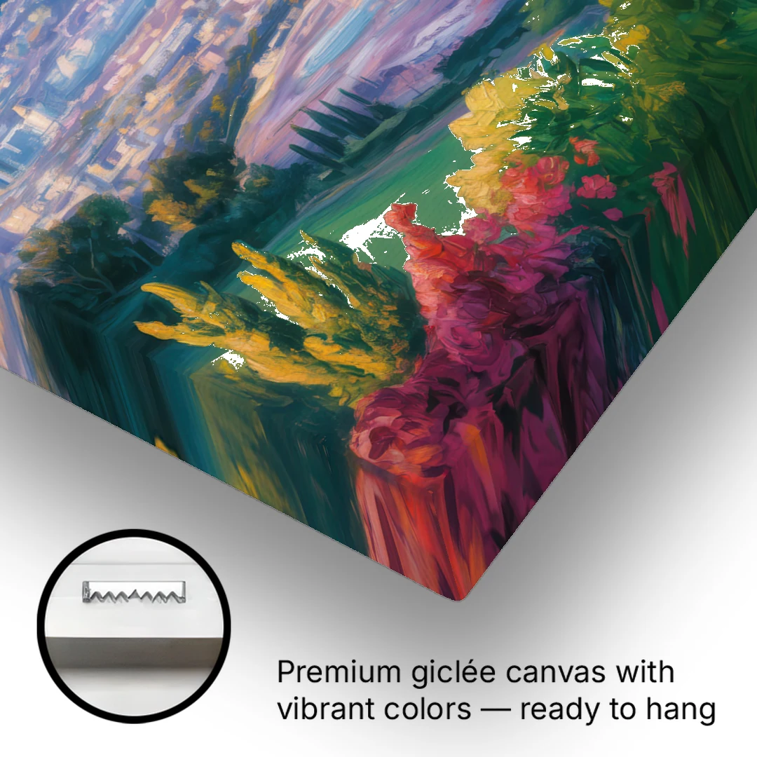 Cerro de la Silla View - Canvas Wall Art - Gallery Wrap Corner