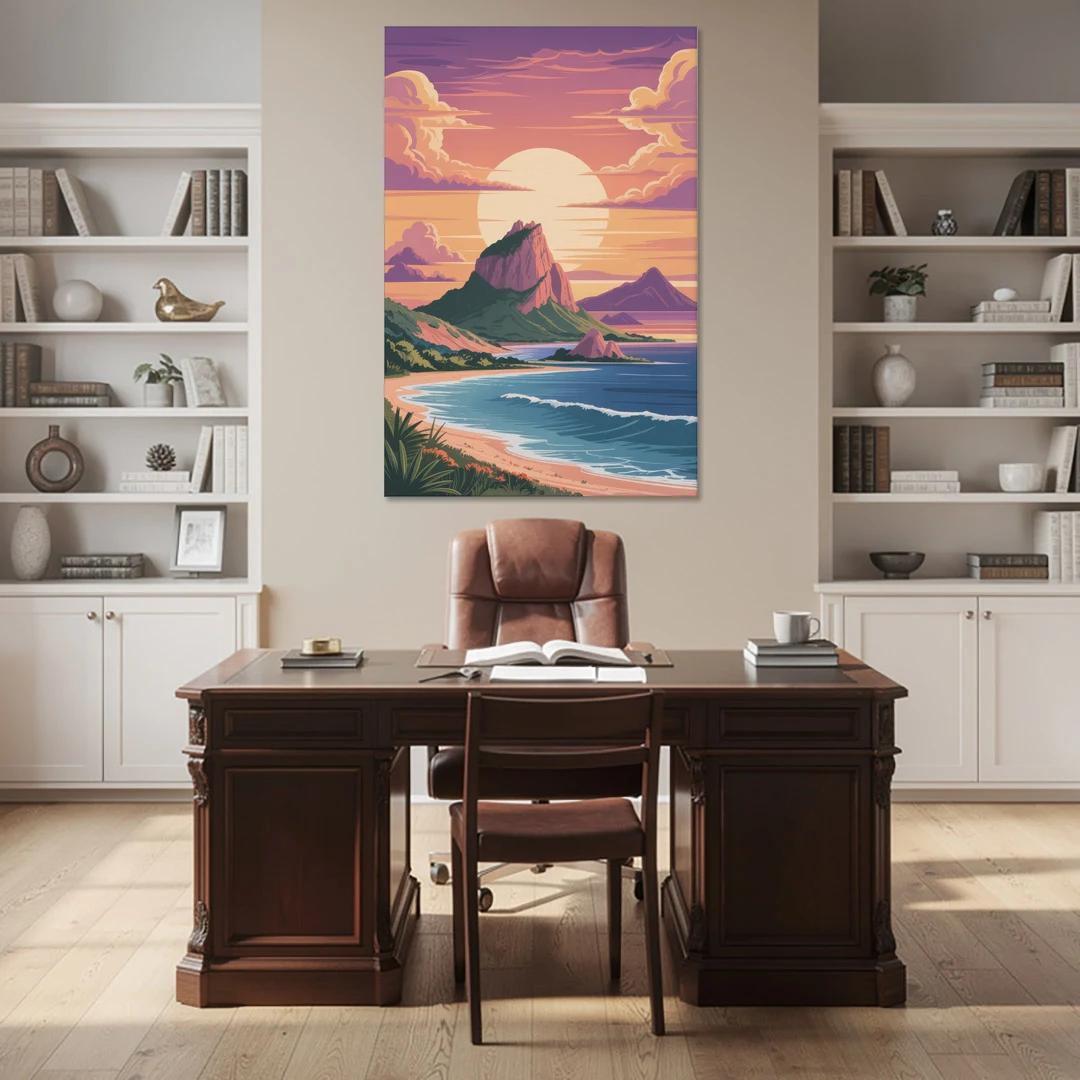 Cerro del Crestón Sunset - Canvas Wall Art - Office - 40x60