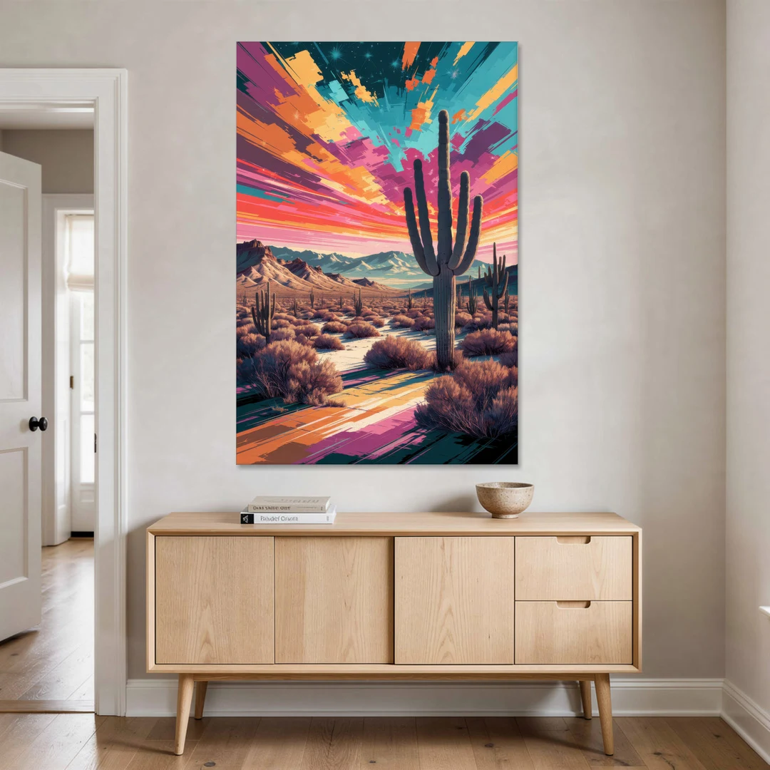 Chandler Desert Sunset - Canvas Wall Art - Coffee Table - 40x60