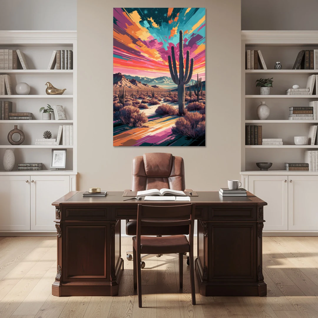 Chandler Desert Sunset - Canvas Wall Art - Office - 40x60