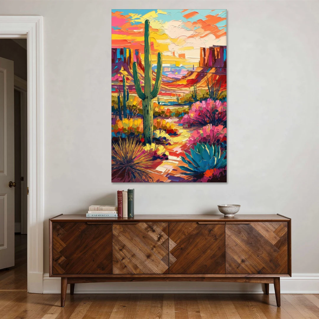 Chandler Vibrant Southwest - Canvas Wall Art - Coffee Table - 40x60